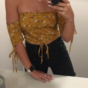 Tian Mei Cropped Top Sz M